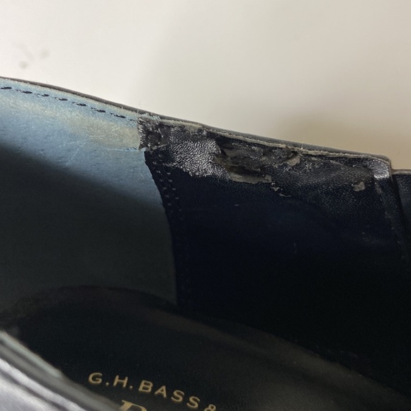 G.H. BASS & CO Bass-Tiare Black Ankle Bootie size 6-1/2 - Picture 6 of 12